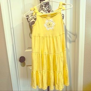Gymboree Yellow Dress with a Yellow Daisy